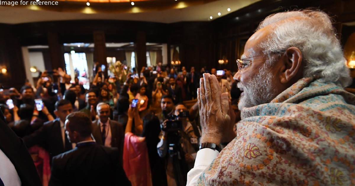 Members of Indian diaspora accord warm welcome PM Modi in Munich